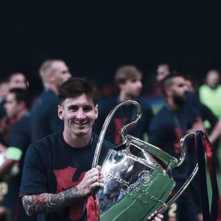 Messi UCL 4k wallpaper