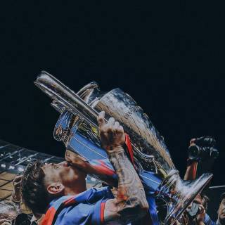 Messi UCL 4k wallpaper