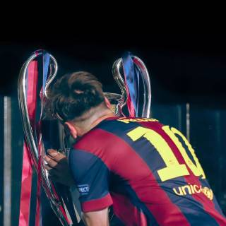 Messi UCL 4k wallpaper