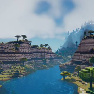 Minecraft Overworld wallpaper