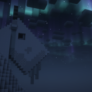 Black Minecraft 4k wallpaper