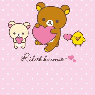 Rilakuma phone wallpaper