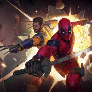 Deadpool and Wolverine 4k desktop wallpaper