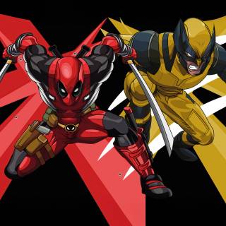 Deadpool and Wolverine 4k desktop wallpaper