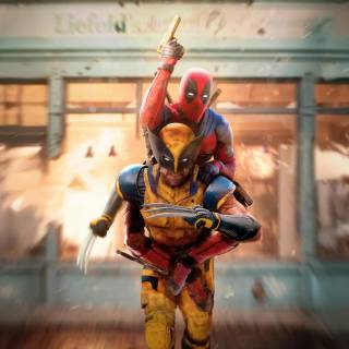 Deadpool and Wolverine 4k desktop wallpaper