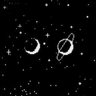 White phone pixel wallpaper
