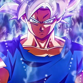 Purple Goku 4k wallpaper
