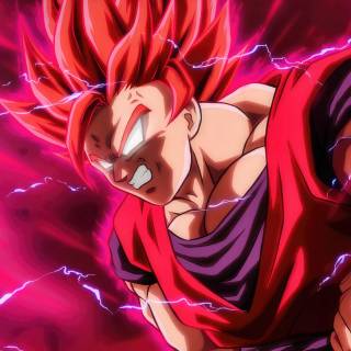 Purple Goku 4k wallpaper