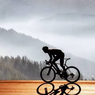 Road bike phone wallpaper