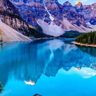Blue nature iPhone wallpaper