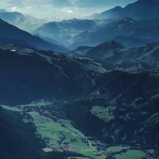 Blue nature iPhone wallpaper