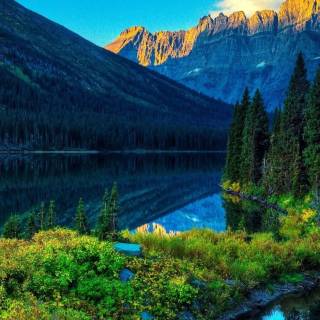 Blue nature iPhone wallpaper