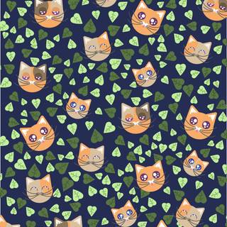 Orange cat iPhone wallpaper
