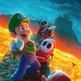 Mario and Luigi iPhone wallpaper
