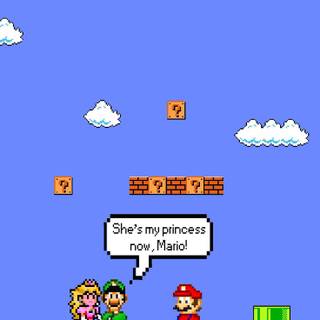 Mario and Luigi iPhone wallpaper