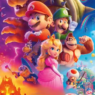 Mario and Luigi iPhone wallpaper