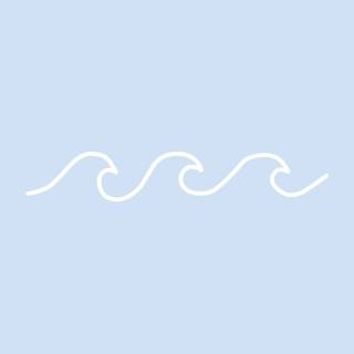 Pastel blue iPhone wallpaper