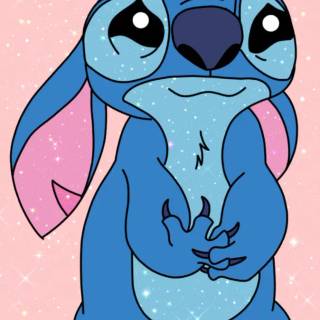 Cute Stitch iPhone wallpaper