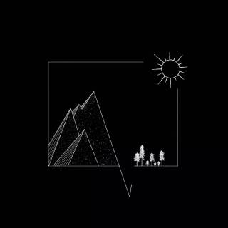 Minimalist black desktop wallpaper