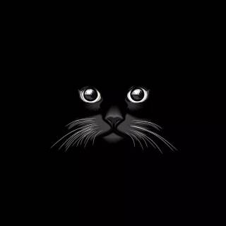 Minimalist black desktop wallpaper