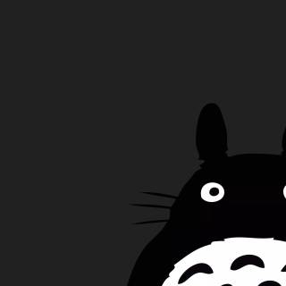 Minimalist black desktop wallpaper