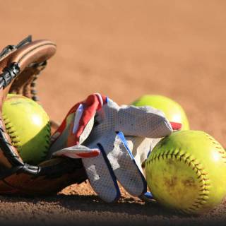 Softball desktop wallpaper