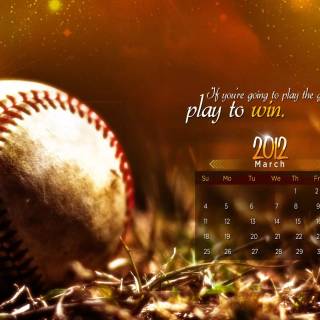 Softball desktop wallpaper