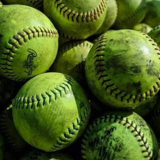 Softball desktop wallpaper