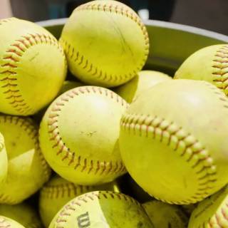 Softball desktop wallpaper