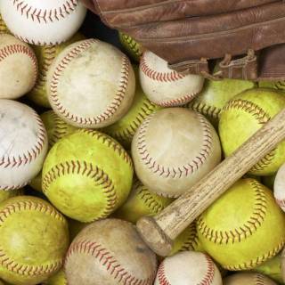 Softball desktop wallpaper