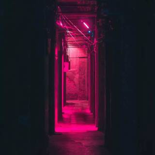 Black and pink desktop wallpaper