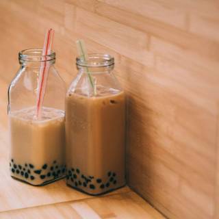 Bubble tea desktop wallpaper
