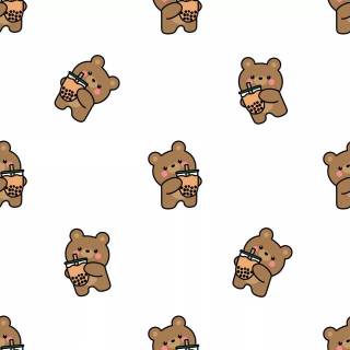 Bubble tea desktop wallpaper