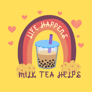 Bubble tea desktop wallpaper