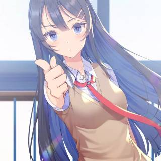 Mai Sakurajima desktop wallpaper