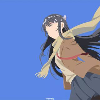 Mai Sakurajima desktop wallpaper