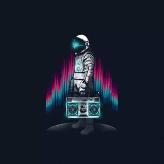 Aesthetic music desktop wallpaper