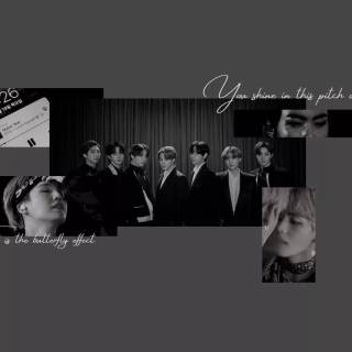BTS minimalist desktop wallpaper