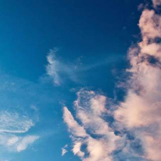 Blue sky mobile wallpaper