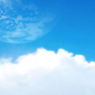 Blue sky mobile wallpaper