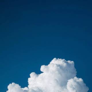 Blue sky mobile wallpaper