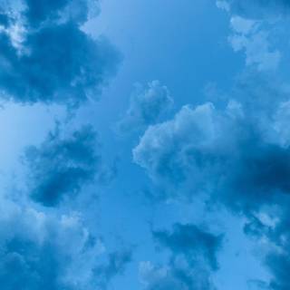 Blue sky mobile wallpaper