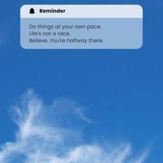 Blue sky mobile wallpaper