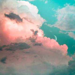 Blue sky mobile wallpaper