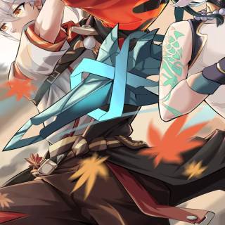 Kazuha mobile wallpaper