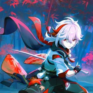 Kazuha mobile wallpaper