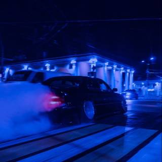 Dark blue car wallpaper