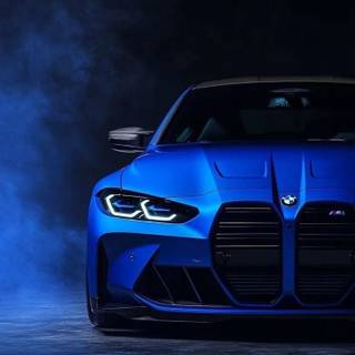 Dark blue car wallpaper
