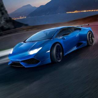 Dark blue car wallpaper