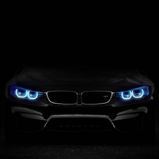 Dark blue car wallpaper